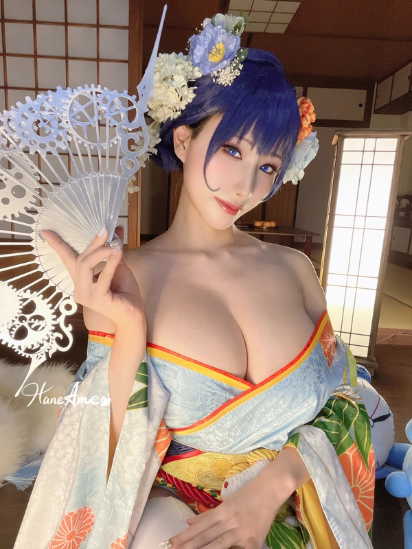對魔忍 & Hololive Kronii 自拍+影片 - 雨波_haneame
